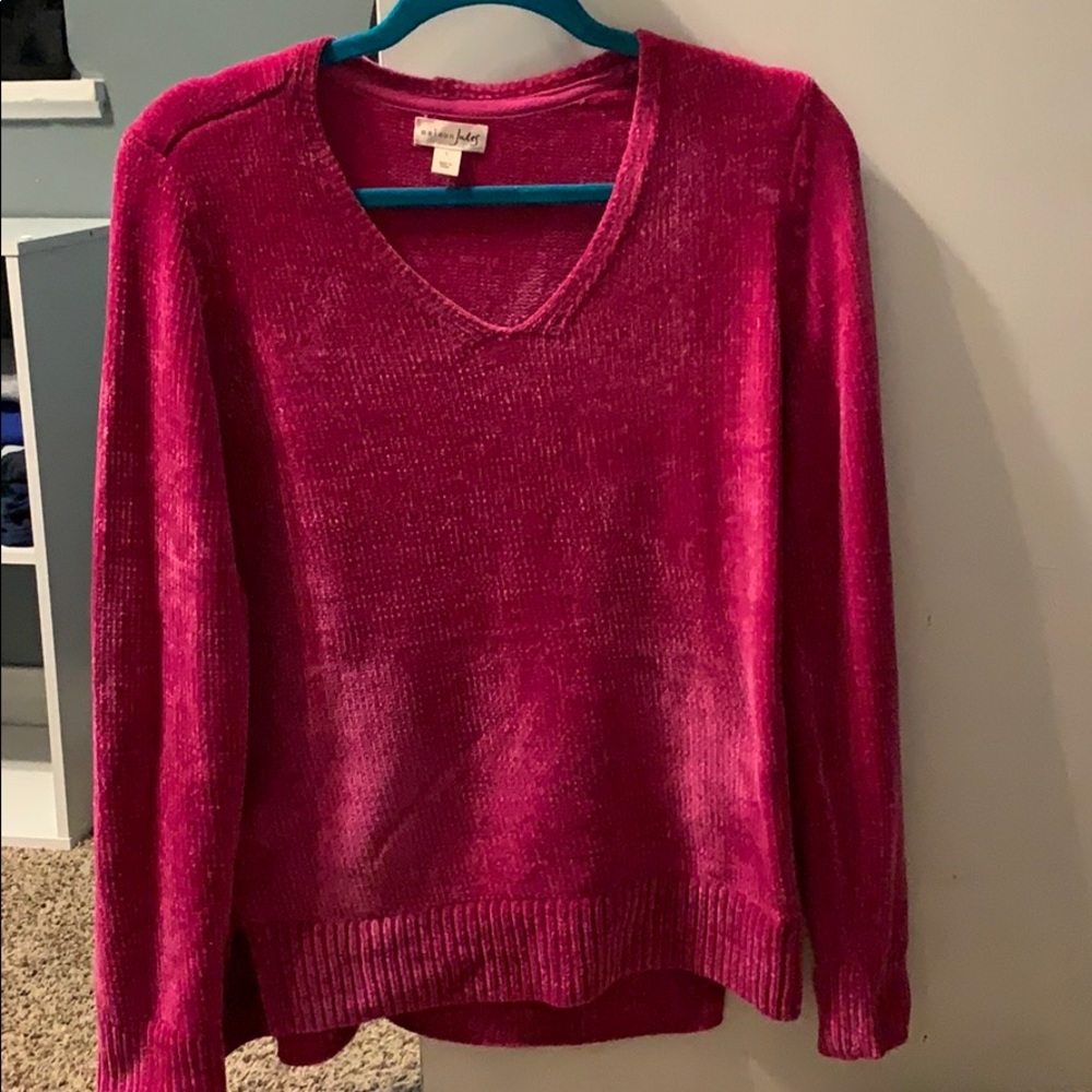 Hot pink super soft sweater